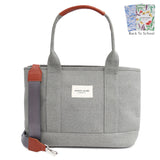 Miramar Grey Large Shoulder Bag