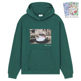 La Turbie Green Printed Sweatshirt