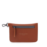 Zippered Brown Wallet