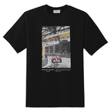 Larvotto Black Printed T-Shirt