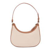 Mirandole Beige Leather Shoulder Bag