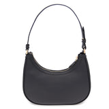 Mirandole Black Leather Shoulder Bag