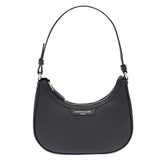 Mirandole Black Leather Shoulder Bag