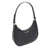 Mirandole Black Leather Shoulder Bag