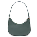 Mirandole Dark Green Leather Shoulder Bag